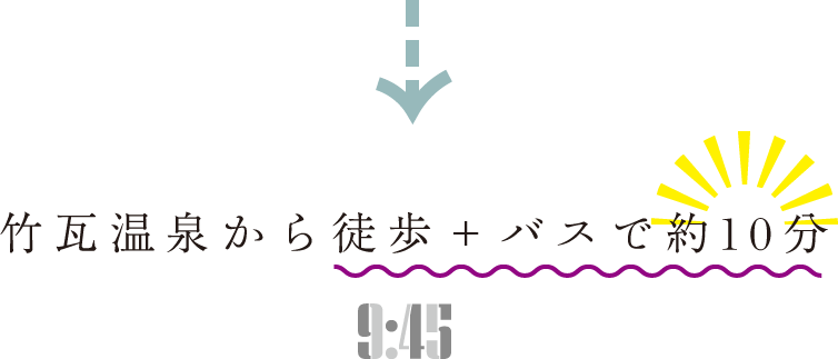 別府駅から徒歩8分 8:00