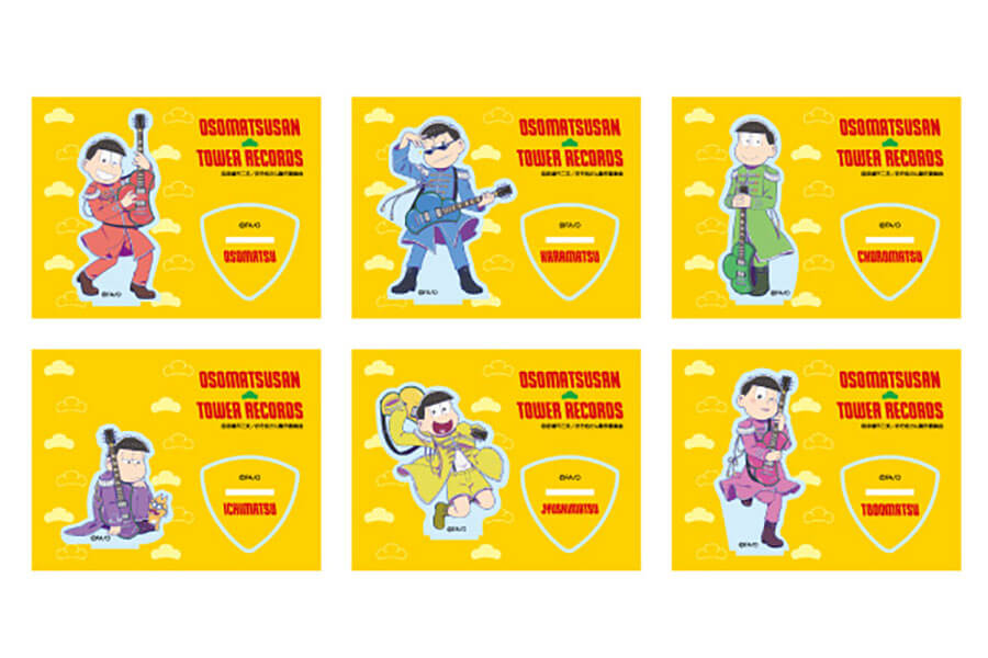 おそ松さん タワレコのコラボカフェ 描き下ろし限定グッズも Lmaga Jp